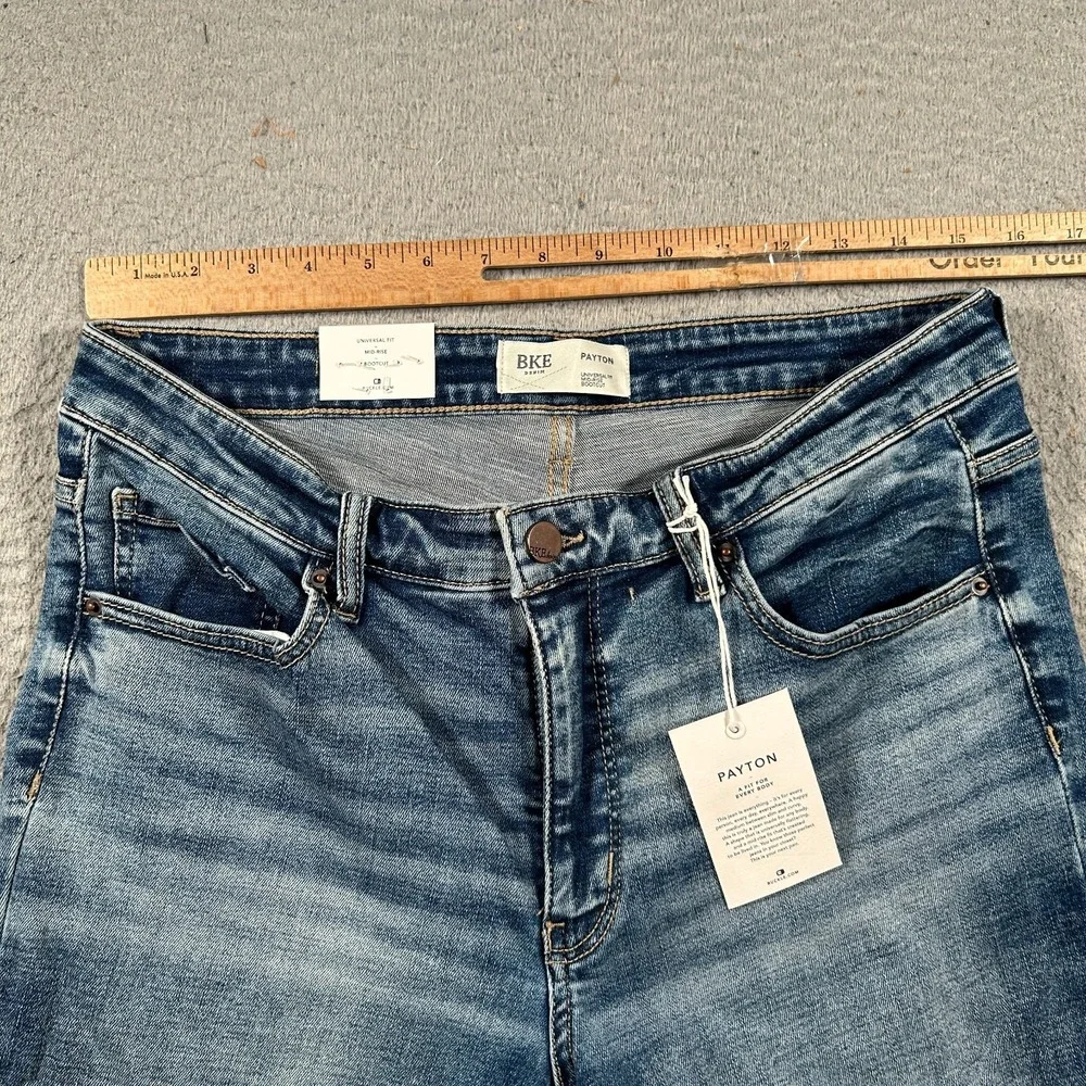 BKE Buckle Payton Jeans Womens 30L 30x34 Mid Rise Bootcut Universal Fit NWT - Picture 14 of 14